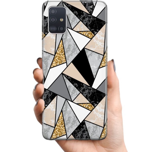 Samsung Galaxy A51 TPU Mobildeksel Marmorutskrift