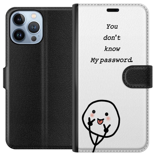 Apple iPhone 13 Pro Max Tegnebogsetui Du Kender Ikke Mit Adgan