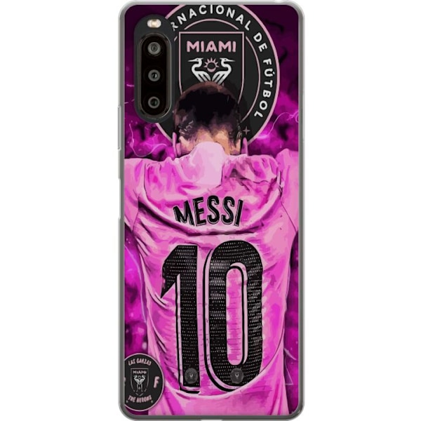 Sony Xperia 10 II Genomskinligt Skal Messi