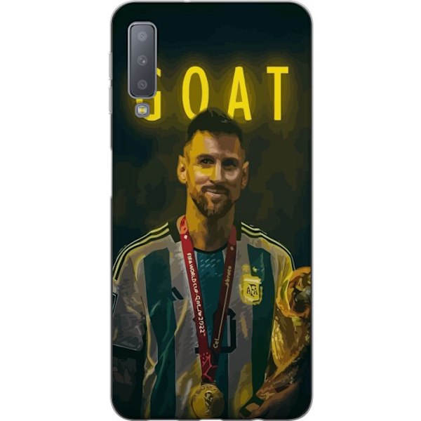 Samsung Galaxy A7 (2018) Läpinäkyvä kuori Vuohi Messi