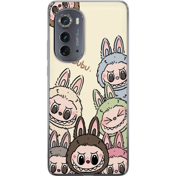 Motorola Edge (2022) Gennemsigtig cover Labubu Pastel Collecti