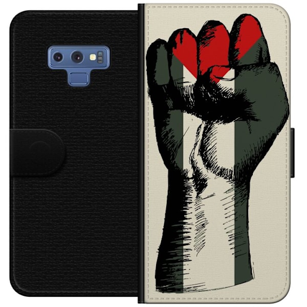 Samsung Galaxy Note9 Plånboksfodral Hand knuten i Palestinas färger – kraftfull symbol för frihetsrörelsen