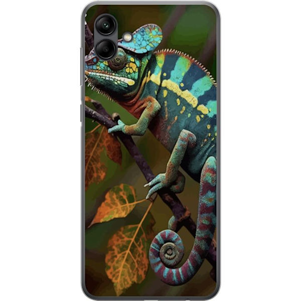 Samsung Galaxy A05 Läpinäkyvä kuori Lisko Graafinen Streetwear Suunnittelu Eläinmalli Moderni Kaupunkityyli Suosittu Motiivi Luova Taide Trendi
