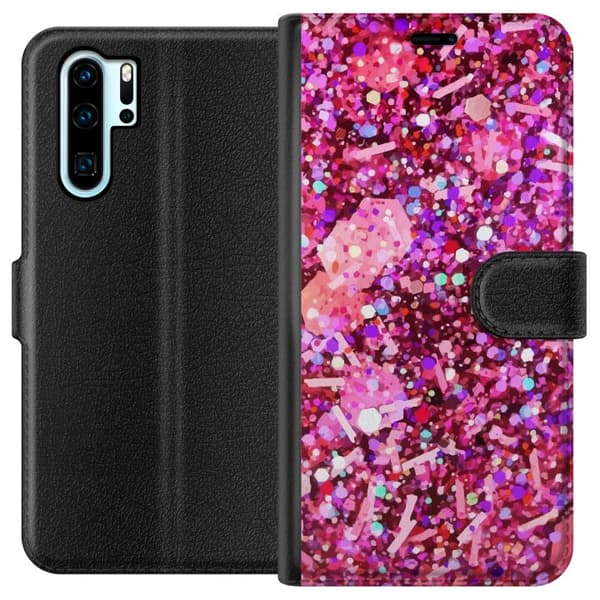 Kompatibelt Lommeboketui til Huawei P30 Pro Glitre