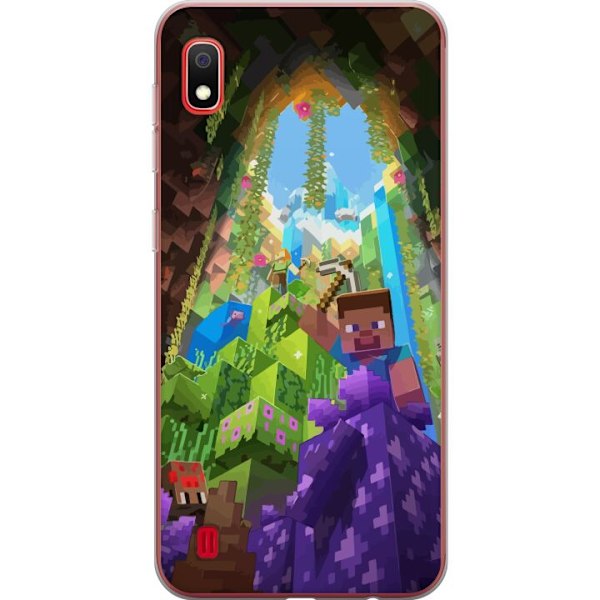 Samsung Galaxy A10 Gjennomsiktig deksel Minecraft