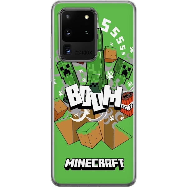 Samsung Galaxy S20 Ultra Gennemsigtig cover Minecraft Boom