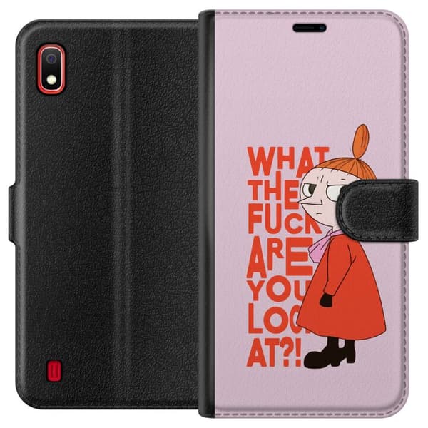 Kompatibelt Lommeboketui til Samsung Galaxy A10 Lilla My Förvånad rosa