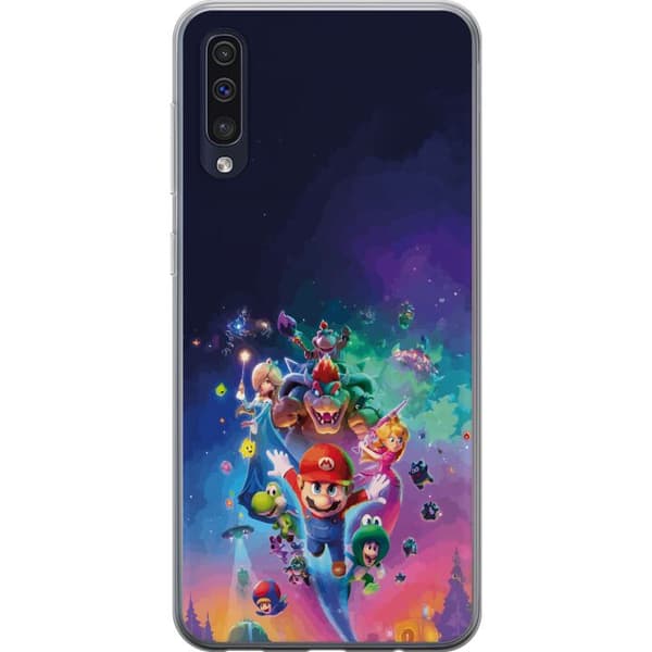 Kompatibelt Mobildeksel til Samsung Galaxy A50 GSuper Mario flerfarget