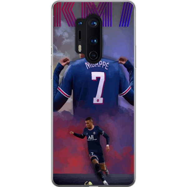 OnePlus 8 Pro Läpinäkyvä kuori MAP Jalkapallo Design Graafinen Kuviointi Moderni Urheiluaihe Trendikäs Jalkapallo Suosittu Graafinen Tyyli Motiivi