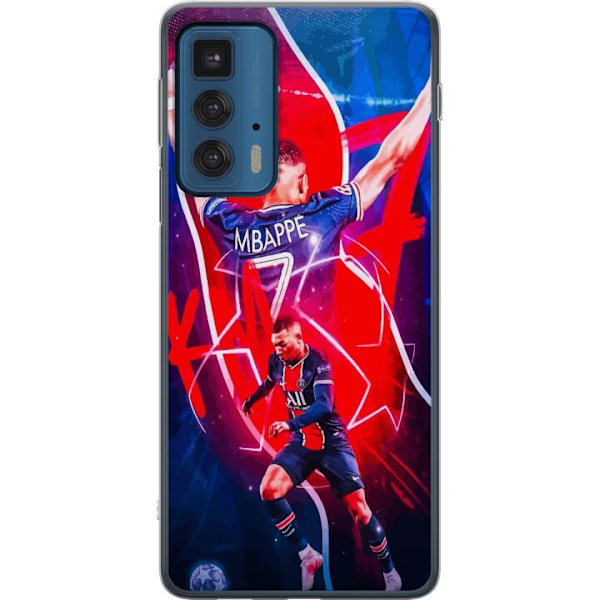 Motorola Edge 20 Pro Gennemsigtig cover Kylian Mbappé