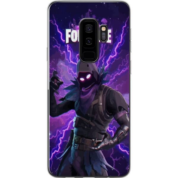 Samsung Galaxy S9+ Gjennomsiktig deksel Fortnite Raven