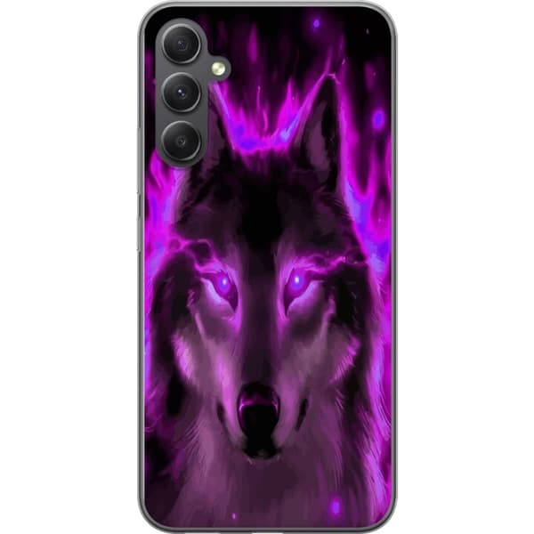 Kompatibelt Mobildeksel til Samsung Galaxy A25 Ulven
