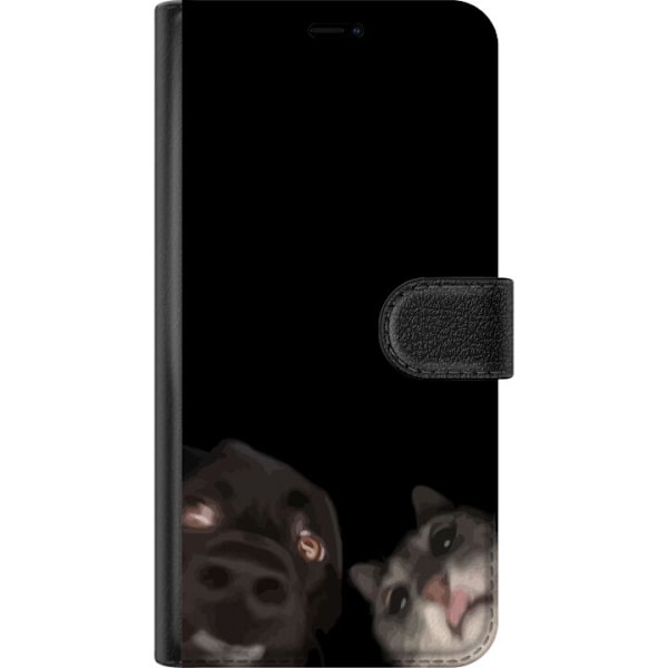 Apple iPhone 16 Plus Lommeboketui hund og katt