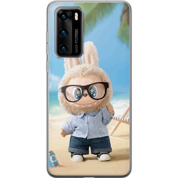Huawei P40 Läpinäkyvä kuori Labubu Tummat Unelmat
