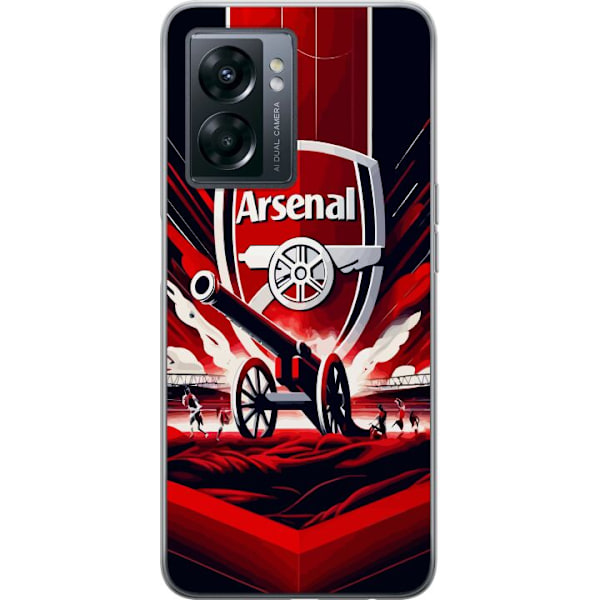 OnePlus Nord N300 Läpinäkyvä kuori Arsenal