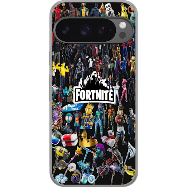 Google Pixel 9 Pro XL Läpinäkyvä kuori Fortnite