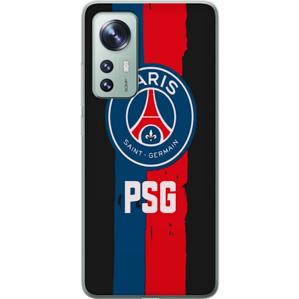 Xiaomi 12 Läpinäkyvä kuori Paris Saint-Germain F.C.