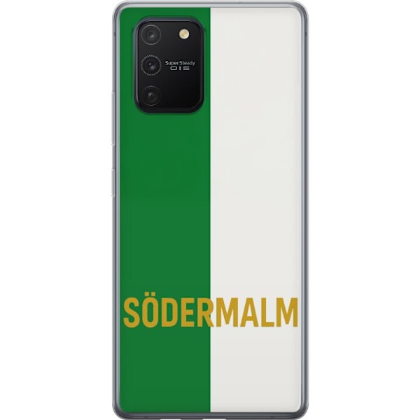 Samsung Galaxy S10 Lite Läpinäkyvä kuori Södermalm - jalkapallo