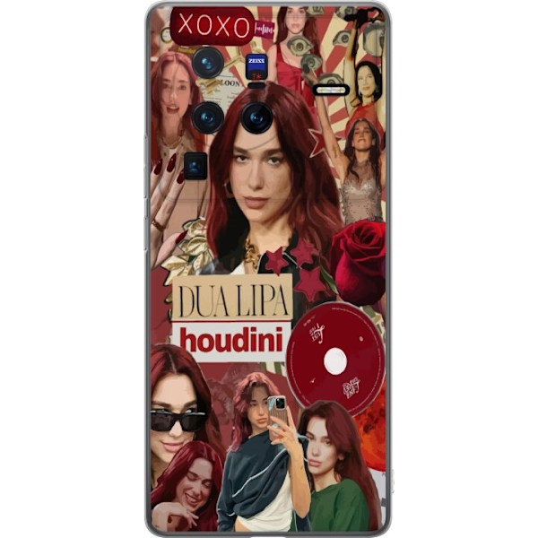 vivo X80 Pro Gjennomsiktig deksel Dua Lipa – Fashion & Style