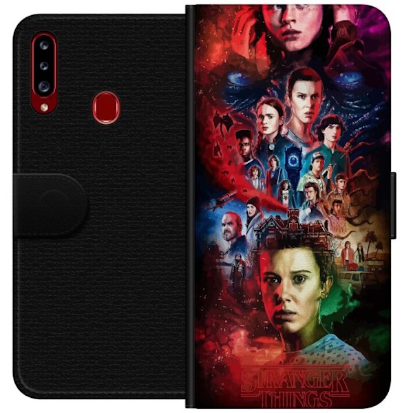 Samsung Galaxy A20s Plånboksfodral Stranger Things