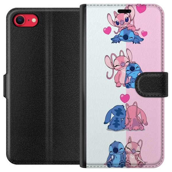 Apple iPhone SE (2022) Tegnebogsetui Lilo & Stitch