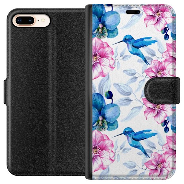 Apple iPhone 8 Plus Lompakkokotelo Kolibri