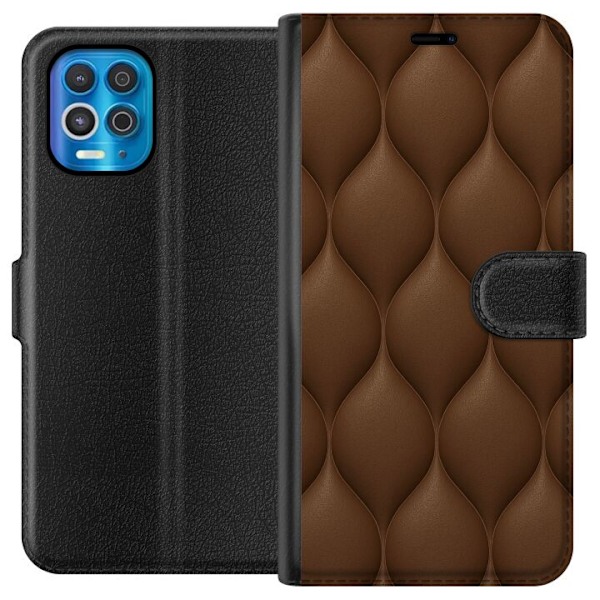 Motorola Edge S Plånboksfodral Cocoa Scales