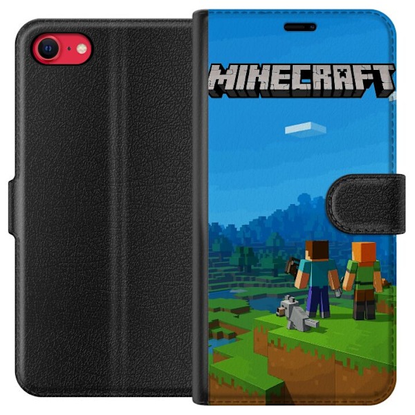 Apple iPhone SE (2022) Tegnebogsetui Minecraft Key Art