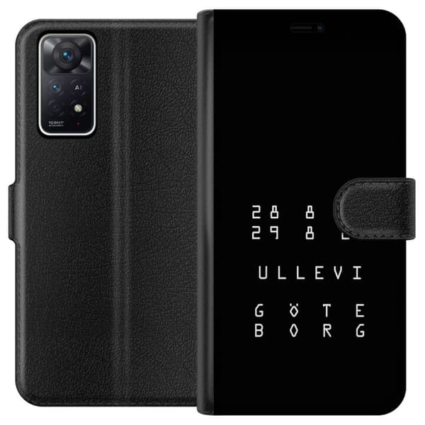 Kompatibelt Plånboksfodral till Xiaomi Redmi Note 11 Pro 5G Ullevi Göteborg 2026 vit