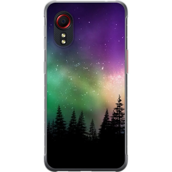 Samsung Galaxy Xcover 5 Läpinäkyvä kuori Revontulet