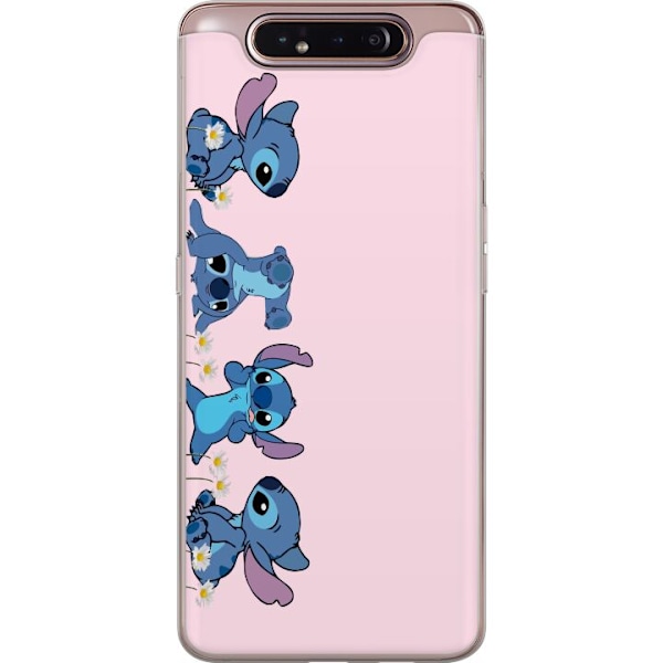Samsung Galaxy A80 Läpinäkyvä kuori  Stitch Nauru & Leikki