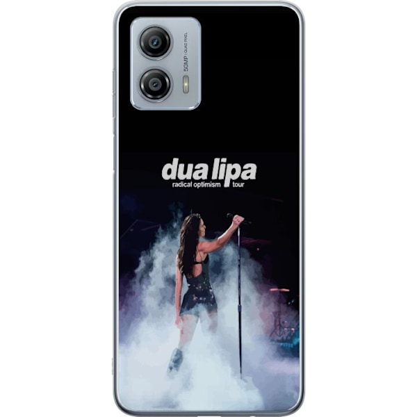 Motorola Moto G53 Gennemsigtig cover Dua Lipa – Signature Looks & Vibes