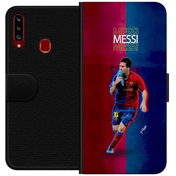 Samsung Galaxy A20s Lommeboketui Messi