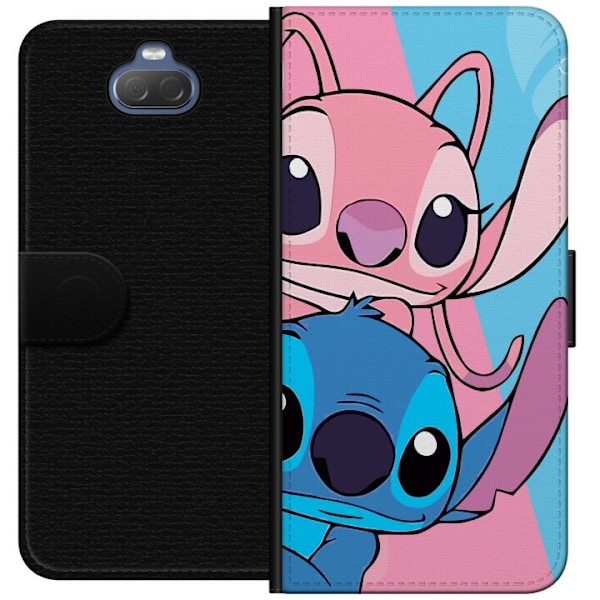 Sony Xperia 10 Plus Lompakkokotelo Stitch & Angel