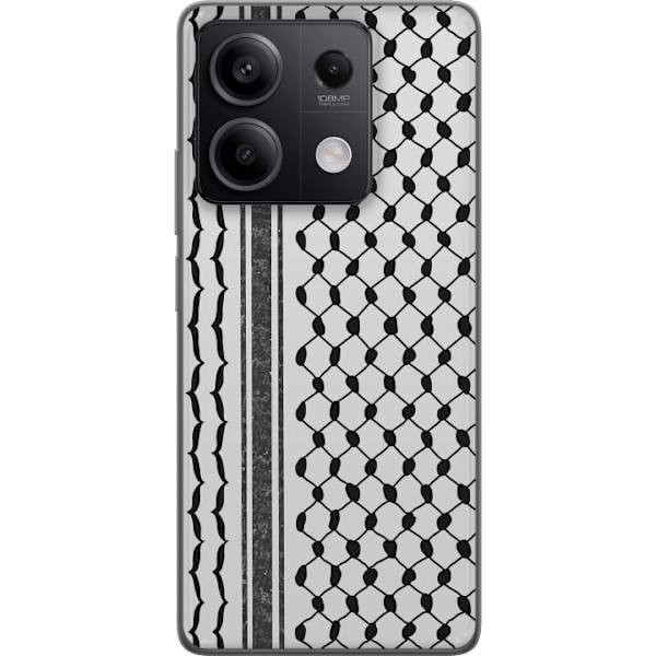 Xiaomi Redmi Note 13 Läpinäkyvä kuori Palestiinalainen kuvi