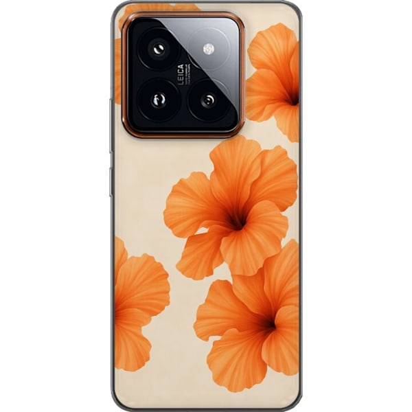 Xiaomi 14 Pro Gjennomsiktig deksel Papaya Punch