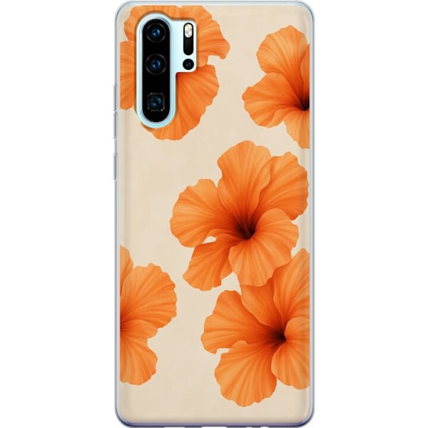 Huawei P30 Pro Läpinäkyvä kuori Papaya Punch