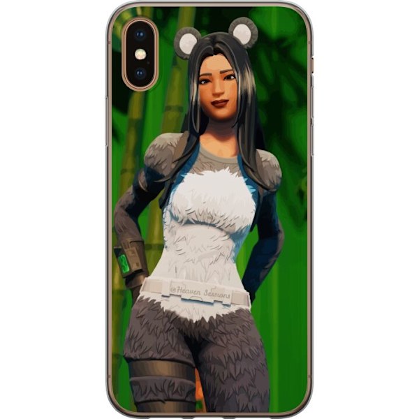 Apple iPhone XS Läpinäkyvä kuori Fortnite