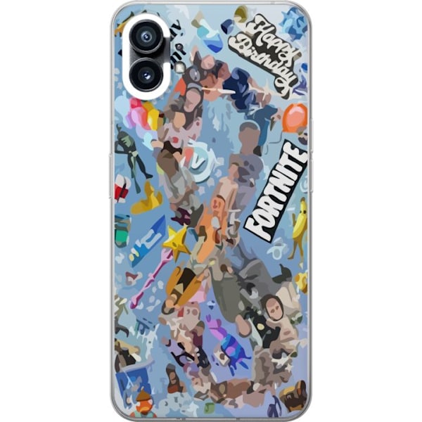 Nothing Phone (1) Gennemsigtig cover Fortnite