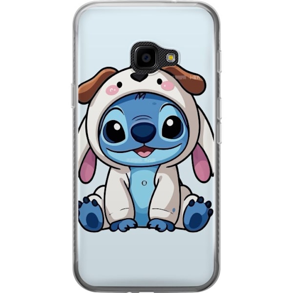 Samsung Galaxy Xcover 4 Läpinäkyvä kuori Stitch Koirapuku Lilo & Stitch Disney Hauska Design Sininen Avaruusolento Sarjakuva Hahmo Suosittu Lapsill