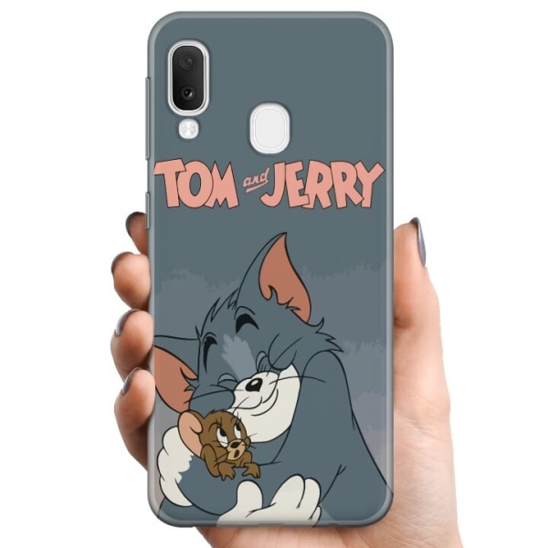 Samsung Galaxy A20e TPU Mobilskal Tom och Jerry