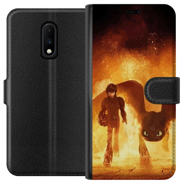 OnePlus 7 Tegnebogsetui Drage Træner