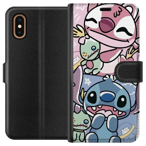 Apple iPhone XS Max Plånboksfodral Stitch