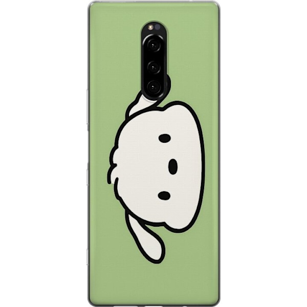 Sony Xperia 1 Läpinäkyvä kuori Snoopy Flip