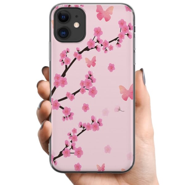 Apple iPhone 11 TPU Mobilskal Blommor