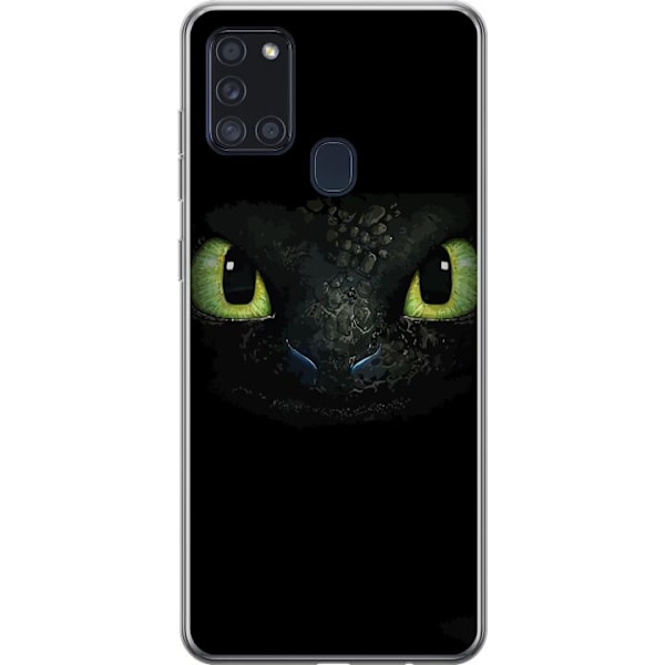 Samsung Galaxy A21s Läpinäkyvä kuori Miten kouluttaa lohikäärmeesi