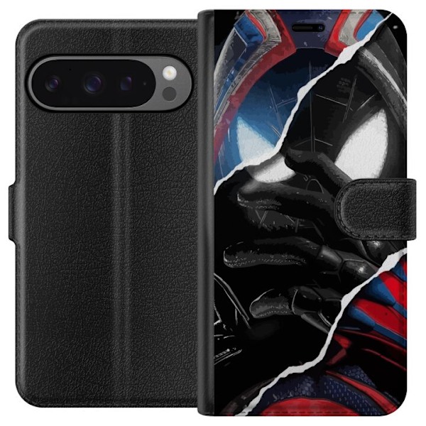 Google Pixel 9 Pro XL Lompakkokotelo Spider Man