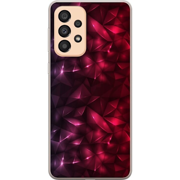 Samsung Galaxy A33 5G Kuori / Matkapuhelimen kuori - Kiusoittava Punainen