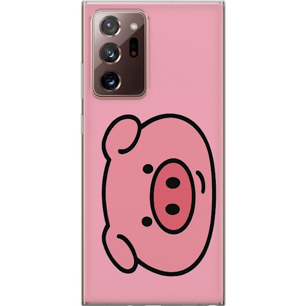 Samsung Galaxy Note20 Ultra Läpinäkyvä kuori Kawaii Piggy