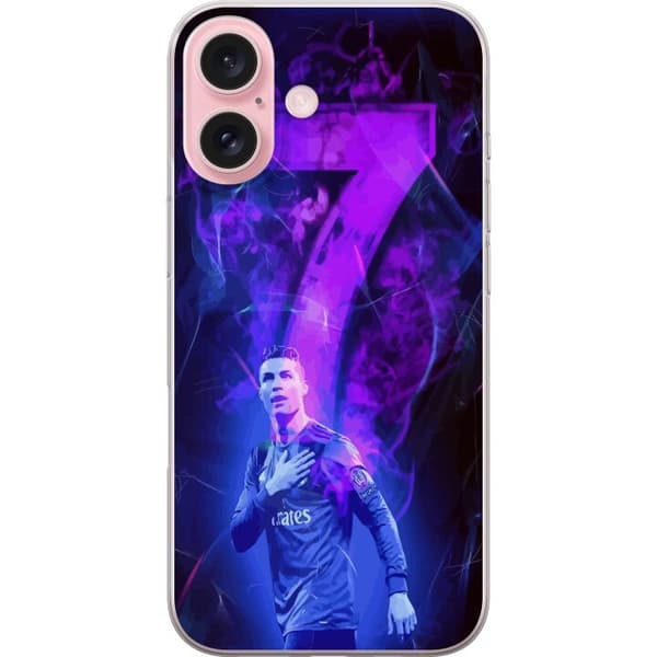 Kompatibelt Mobilskal till Apple iPhone 16 Ronaldo 7